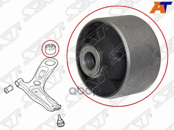 Сайлентблок рычага Hyundai Elantra 00-16 / ix35 13-15 Sat арт. ST-54584-H5000