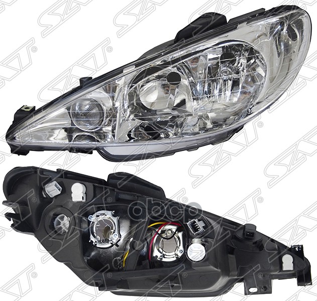 Фара Peugeot 206 98-09 (Спереди/ Слева) Sat арт. ST-550-1121L-LD-EM