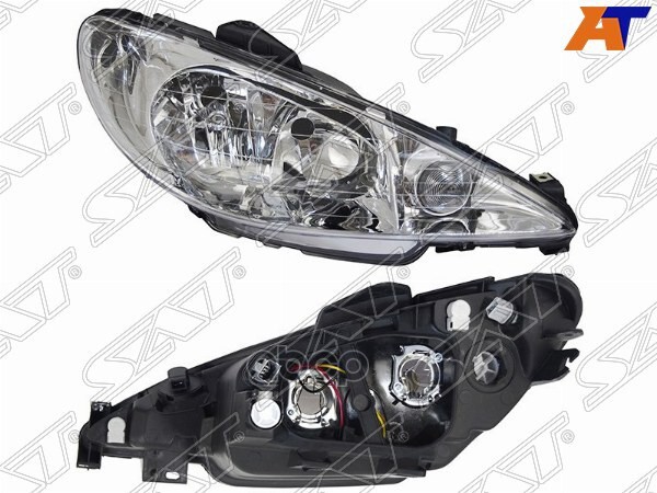 Фара Peugeot 206 98-09 (Спереди/ Справа) Sat арт. ST-550-1121R-LD-EM