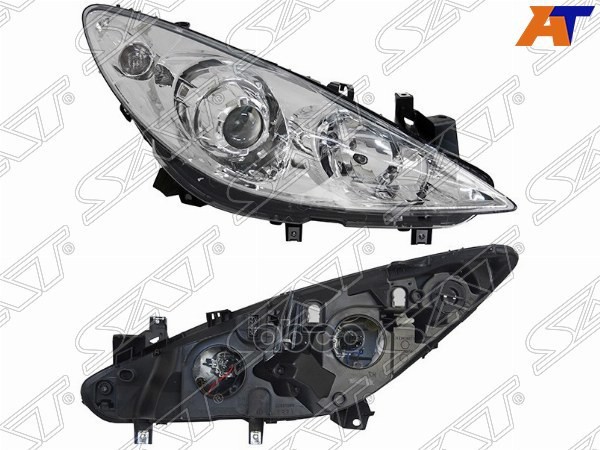 Фара Peugeot 307 05-08 (Справа/ Ксенон/Галоген/ под электрокорректор) Sat арт. ST-550-1137R-LD-EM