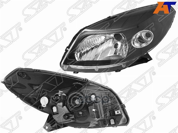 Фара Renault Sandero 09-14 / Sandero Stepway 10-14 (Спереди/ Слева) Sat арт. ST-551-1170L