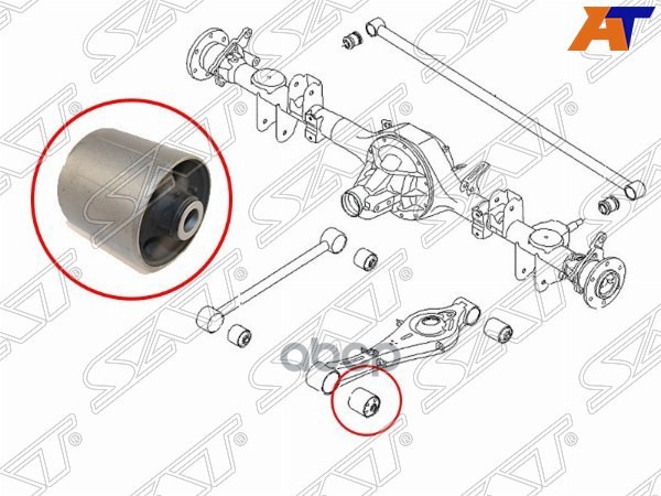 Сайлентблок рычага Hyundai Grand Starex 07-22 / H1 07-22 Sat арт. ST-55216-4H000