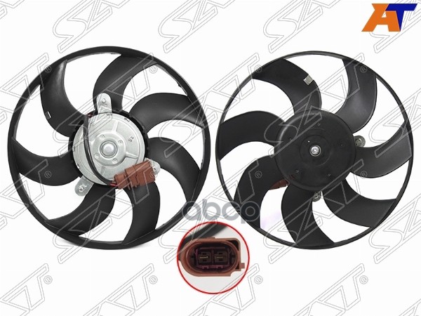 Диффузор Audi A3 03-13 / Skoda Octavia 04-20 Sat арт. ST-59-0026