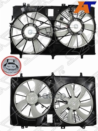 Диффузор радиатора Lexus RX 08-15 Sat арт. ST-59-0056