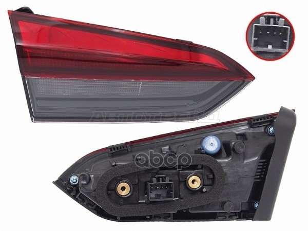 Фонарь в крышку багажника Skoda Rapid 20- (Слева) Sat арт. ST-665-13R2L