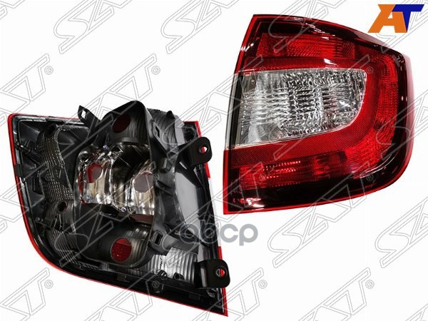 Фонарь задний Skoda Rapid 12-20 (Справа/ темно-красный) Sat арт. ST-665-1926R-DR