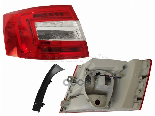 Фонарь задний Skoda Octavia 16-20 (Слева/ Диоды/ 4D SED) Sat арт. ST-665-1940L