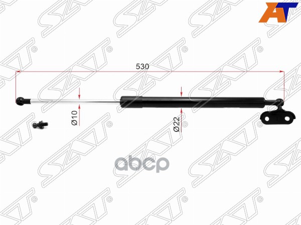 Амортизатор крышки багажника Toyota 4Runner 02-09 / Hilux Surf 02-09 (Справа) Sat арт. ST-68907-35050