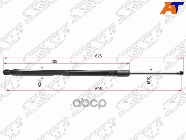 Амортизатор крышки багажника Lexus NX 14-21 (Справа=Слева) Sat арт. ST-68950-0WA30