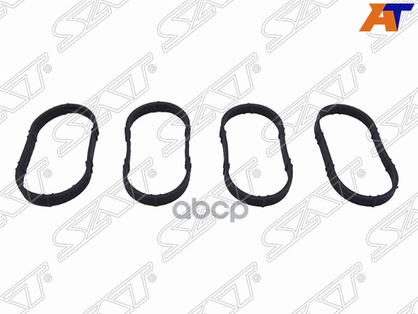 Прокладка впускного коллектора (комплект 4шт) RENAULT  LOGAN/DUSTER K4M Sat арт. ST-74-0027