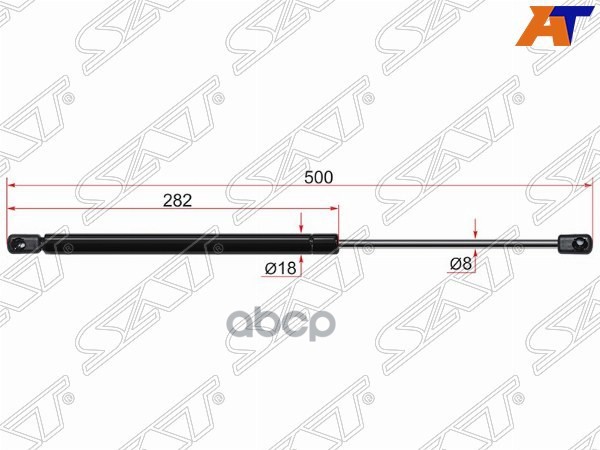 Амортизатор крышки багажника Kia Sorento 09-21 (Справа=Слева) Sat арт. ST-81780-2P000