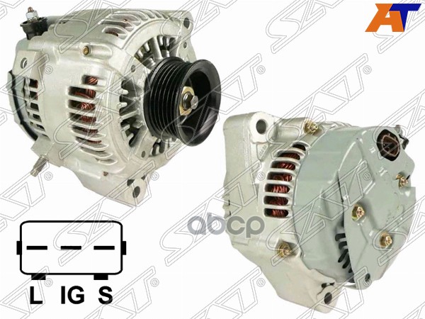 Генератор TOYOTA LAND CRUISER 100/LEXUS LX470 4.7 12V 100A 98-07 2UZFE Sat арт. ST-85-0068