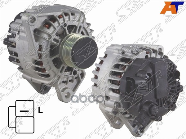 Генератор KIA CEED/RIO/HYUNDAI I30/GETZ 1.4D-1.6D 02- D4F# 12V 120A Sat арт. ST-85-0099