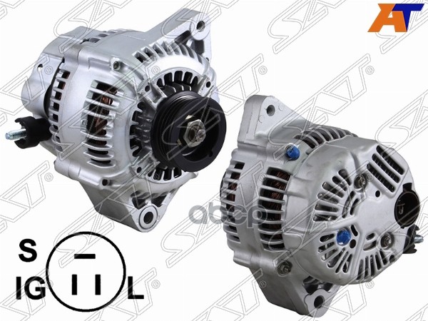 Генератор TOYOTA SOARER/SUPRA 3.0 87-93/MARK II 2.0 87-97 1GFE/7MGTE 12V 80A Sat арт. ST-85-0100