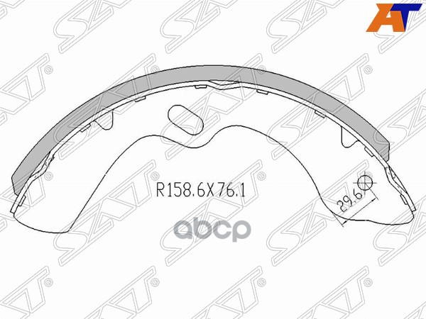 Колодки Тормозные (Спереди) Isuzu Elf Nmr 12- / Elf Nprnqr 93- Sat арт. ST-8972877780