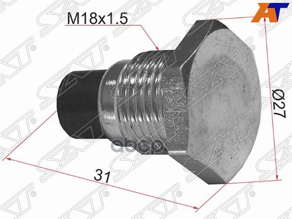 Пробка Сливная Toyota Many Sat арт. ST-90341-18040