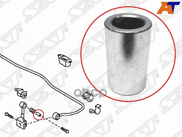 Втулка Тяги Стабилизатора Toyota Bb/Dyna/Cargo/Regius/Lite/Townace/Platz/Porte/Raum/Vitz/Will Sat арт. ST-90560-10044