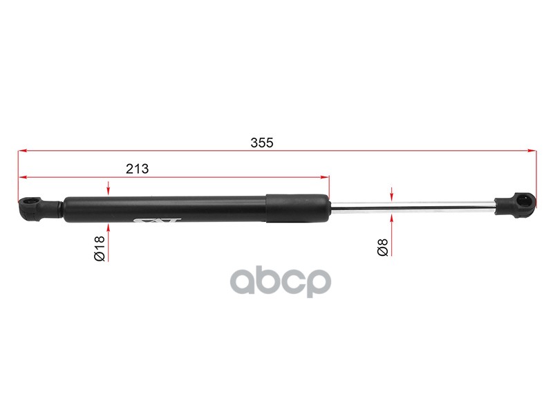 Амортизатор крышки багажника Chevrolet Epica 06-13 (Справа=Слева) Sat арт. ST-96474968