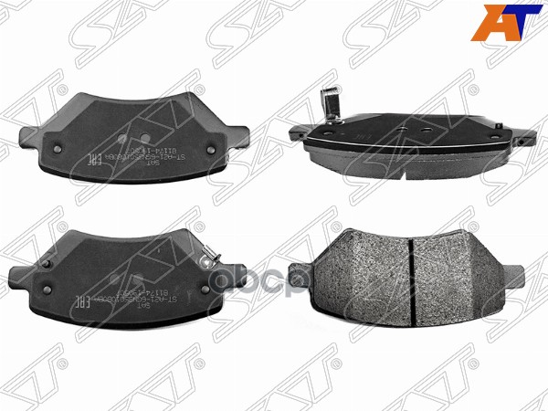 Колодки тормозные (Спереди) Chery Tiggo T11 05-13 / Amulet A15 03-10 Sat арт. ST-A21-6GN3501080BA