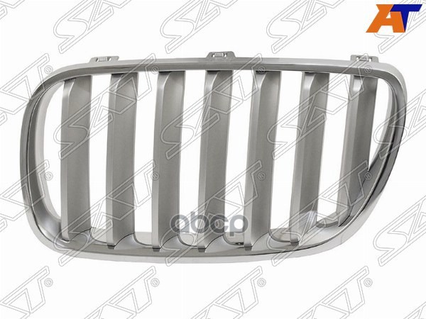 Решетка радиатора BMW X3 06-10 (Слева/ титан) Sat арт. ST-BM83-093-D2