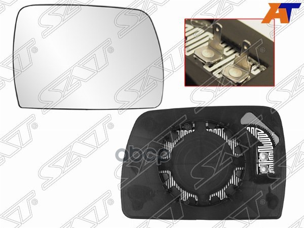 Полотно зеркала BMW X3 03-10 (Справа/ Обогрев/ асферическое) Sat арт. ST-BM83-940G-1