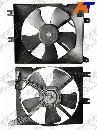 Диффузор радиатора Chevrolet Lacetti 04-13 / Rezzo 04-08 Sat арт. ST-CVW1-203-0