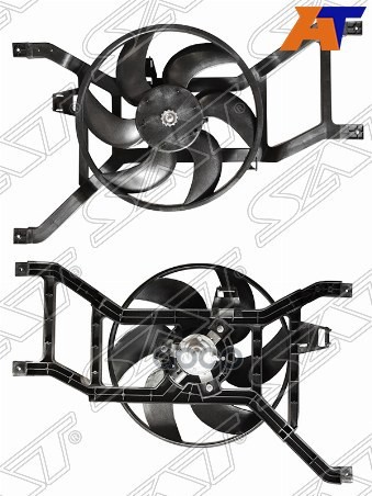 Диффузор радиатора LADA Largus 12-21 / Nissan Almera 12-19 Sat арт. ST-DC01-201-B0