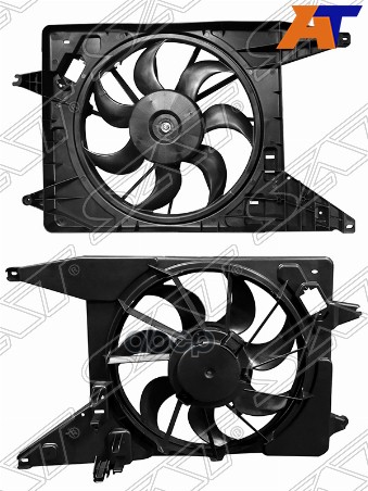 Диффузор радиатора LADA Largus 12-21 / Nissan Almera 12-19 Sat арт. ST-DC01-201-C0