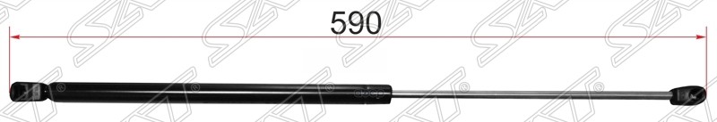 Амортизатор крышки багажника Mazda Demio 02-07 / 2 02-07 (Справа=Слева) Sat арт. ST-DD10-62-620