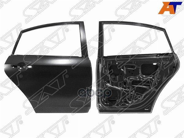 Дверь задняя Nissan Almera 12-19 (Справа/ RUSSIAN TYPE) Sat арт. ST-DT08-041-A1