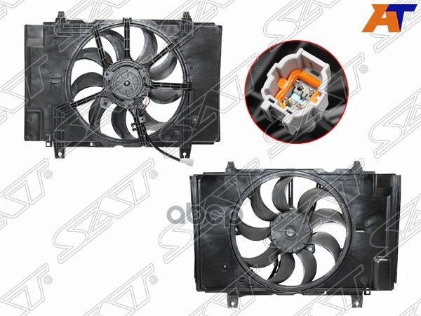 Диффузор радиатора Nissan Juke 10-20 Sat арт. ST-DT15-201-0