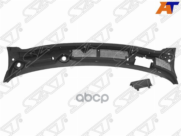 Решетка стеклоочистителя (жабо) Nissan Qashqai 13-22 Sat арт. ST-DT66-015G-0