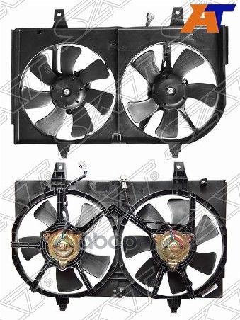 Диффузор Радиатора Двойной В Сборе Nissan Cefiro/Maxima/Infiniti I30/I35 2.0/3.0 99-03 Sat арт. ST-DTW2-201-0