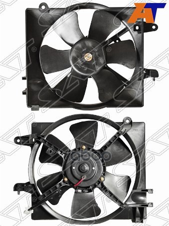 Диффузор радиатора Chevrolet Spark 05-10 / Daewoo Matiz 97-15 Sat арт. ST-DW10-201-0