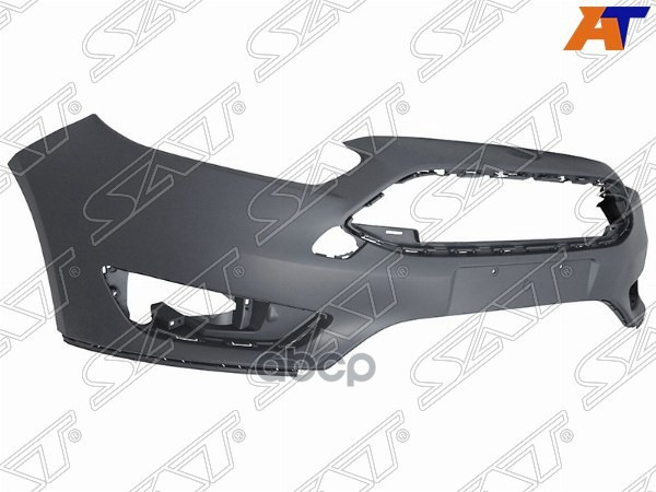 Бампер передний Ford Focus 14-19 (Под ПТФ/ С отверстием под крюк) Sat арт. ST-FDA6-000-D0