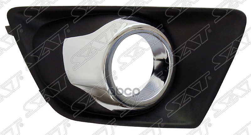 Оправа ПТФ Ford EcoSport 14-19 (Слева/ Хром ободок) Sat арт. ST-FDE2-219-A2