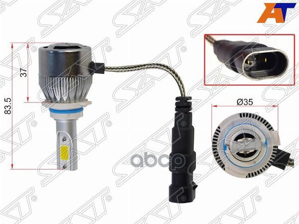 Лампа (HB4/ LED/ Комплект/ 36W 3800LM) Sat арт. ST-HB4-LED