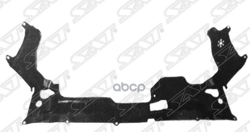 Защита Двигателя Honda Civic 00-06 (Снизу/ Спереди/ 4D) Sat арт. ST-HD08-025-0