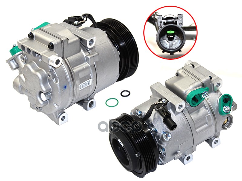 Компрессор Кондиционера Hyundai Santa Fe 05-12 Sat арт. ST-HY06-396-0