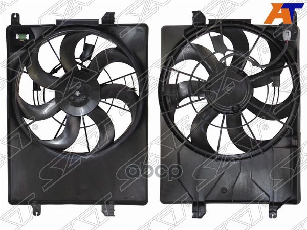 Диффузор радиатора Hyundai ix35 09-15 / Tucson 09-15 Sat арт. ST-HY14-201-0
