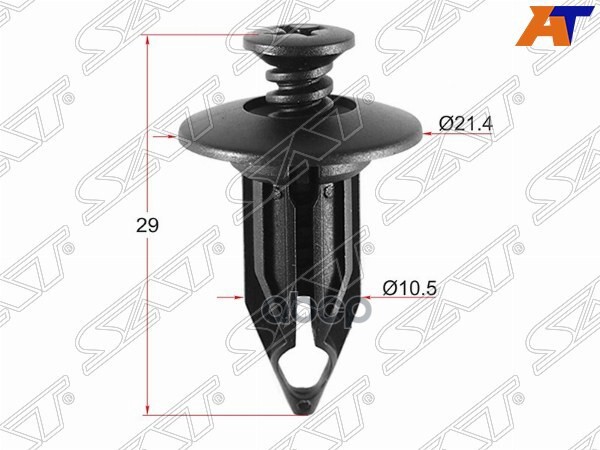Клипса (защиты бампера GM (Продажа по 10шт)) Sat арт. ST-KE-340