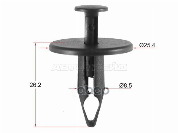 Клипса защиты бампера FORD/GM (Продажа по 10шт) Sat арт. ST-KE-365