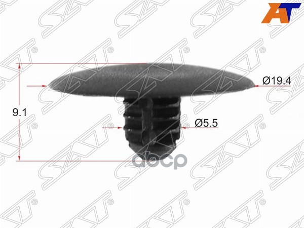 Клипса капота FORD (Продажа по 10шт) Sat арт. ST-KJ-1039