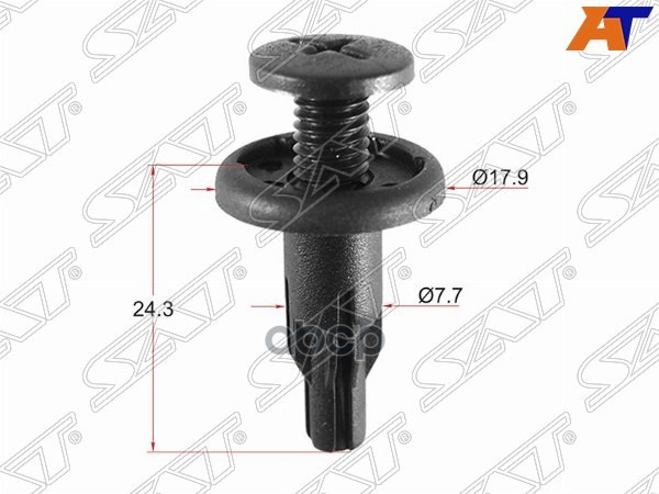 Клипса (защиты бампера HONDA (Продажа по 10шт)) Sat арт. ST-KJ-1053