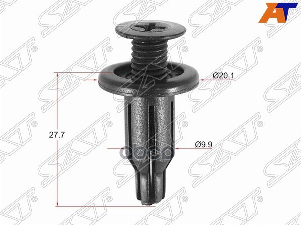 Клипса бампера HONDA/SUZUKI/DAEWOO/GM (Продажа по 10шт) Sat арт. ST-KJ-2294