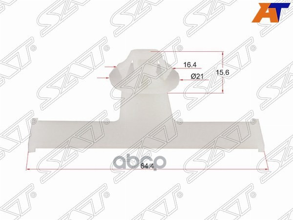 Клипса хомут эл. проводки TOYOTA/LEXUS (Продажа по 10шт) Sat арт. ST-KJ-2344