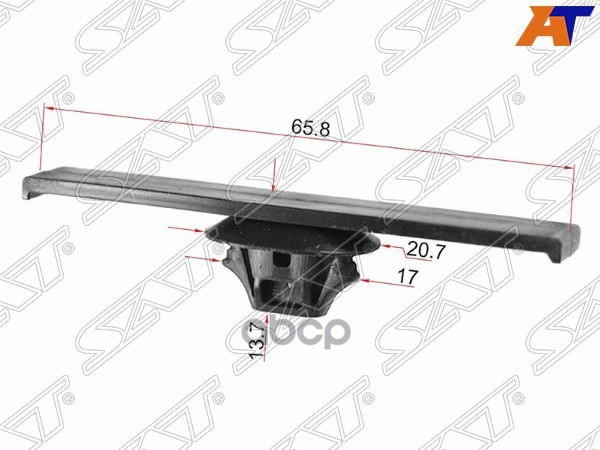 Клипса (хомут эл. проводки TOYOTA/LEXUS (Продажа по 10шт)) Sat арт. ST-KJ-2347