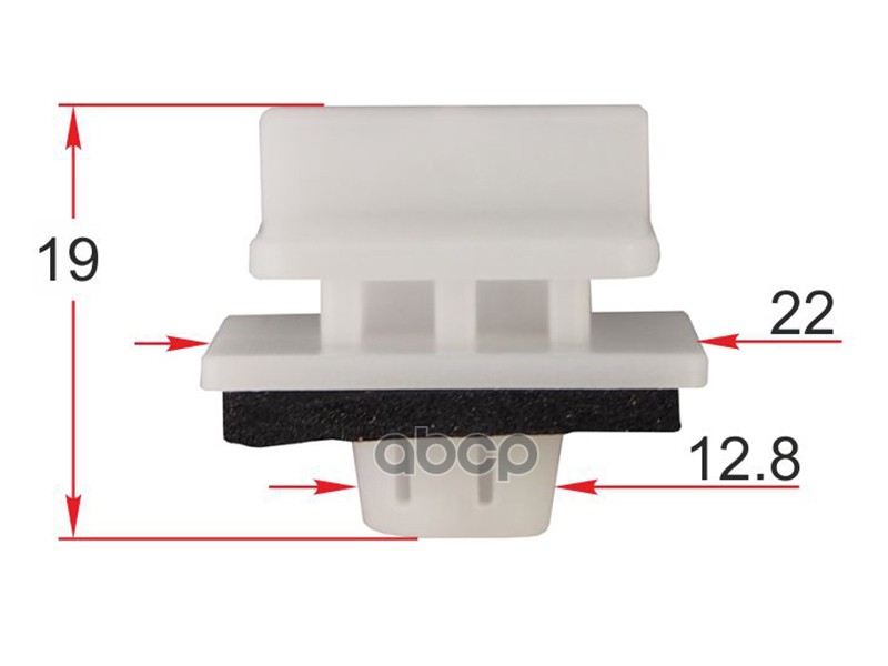 Клипса крепления накладки порога HONDA (1 шт.) Sat арт. ST-KJ-2450