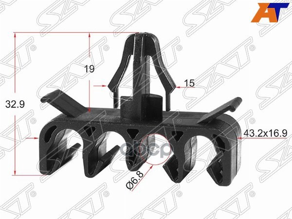 Клипса Эл. Проводки Toyota/Lexus (1 Шт.) Sat арт. ST-M10373