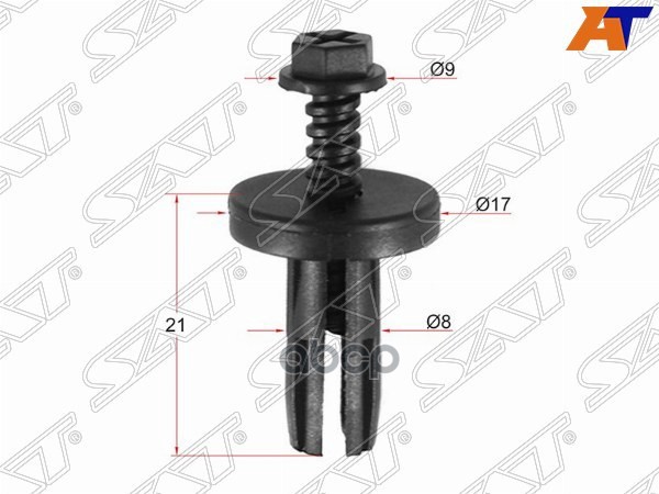 Клипса (защиты бампера NISSAN (Продажа по 10шт)) Sat арт. ST-M10689